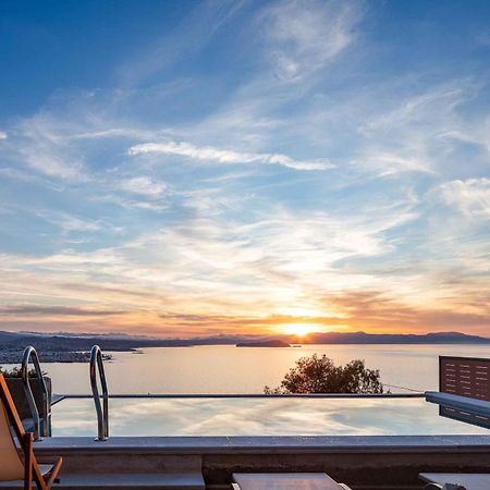 Omnia Luxury Villas - "Heated" Pools & Breathtaking Seaviews! Chania  Eksteriør billede