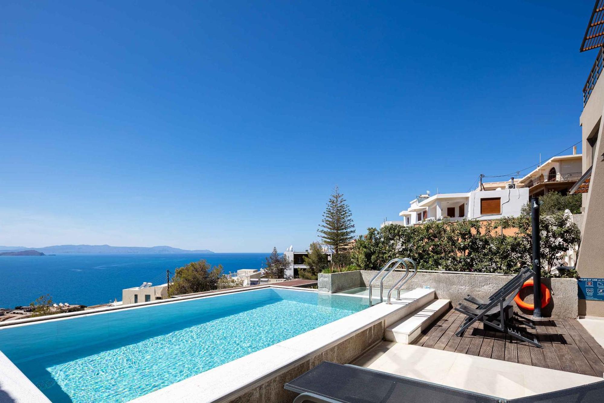 Omnia Luxury Villas - "Heated" Pools & Breathtaking Seaviews! Chania  Eksteriør billede