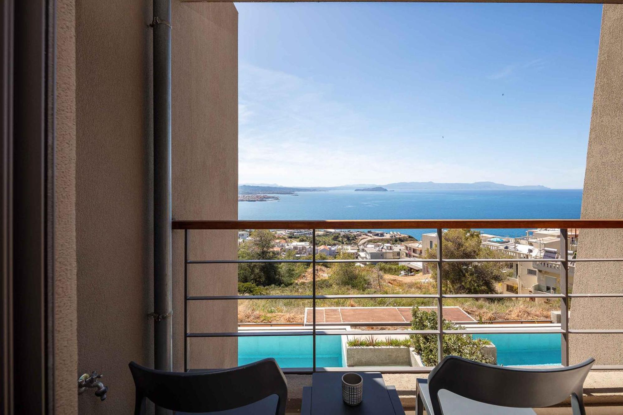 Omnia Luxury Villas - "Heated" Pools & Breathtaking Seaviews! Chania  Eksteriør billede
