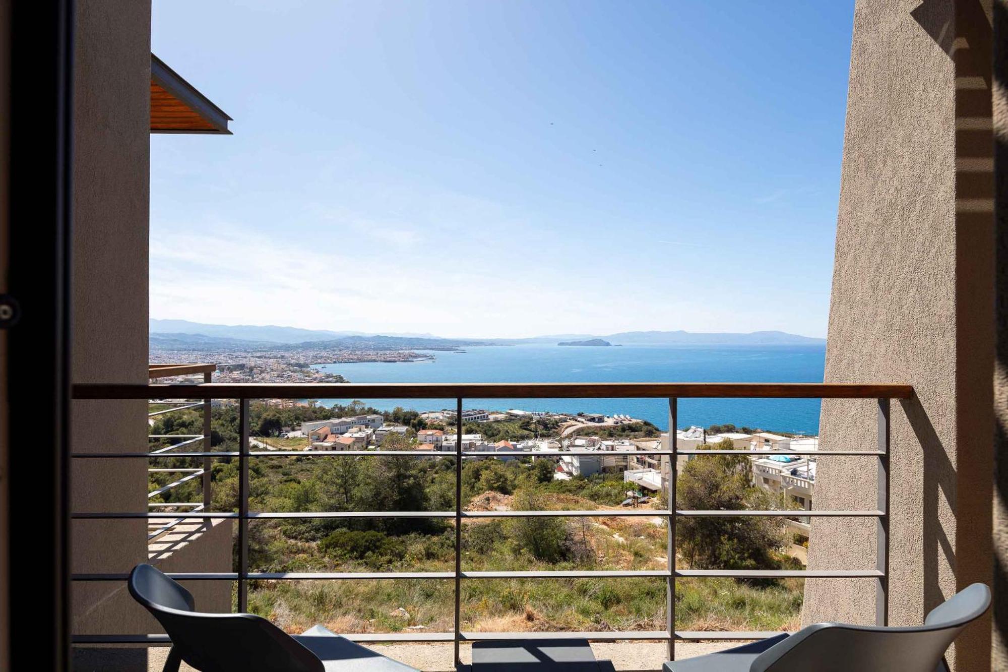 Omnia Luxury Villas - "Heated" Pools & Breathtaking Seaviews! Chania  Eksteriør billede