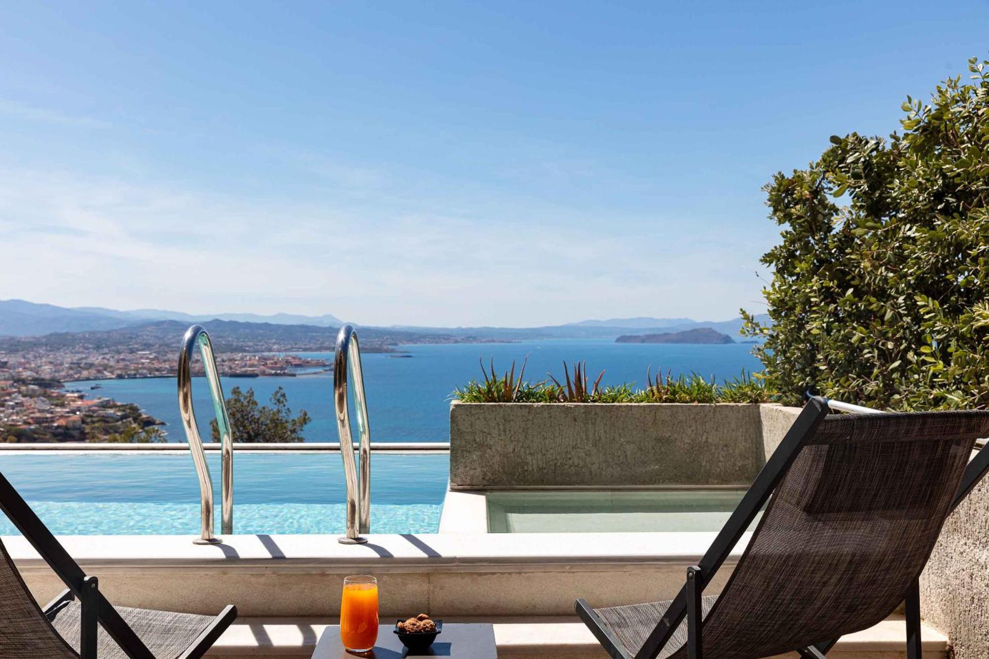 Omnia Luxury Villas - "Heated" Pools & Breathtaking Seaviews! Chania  Eksteriør billede