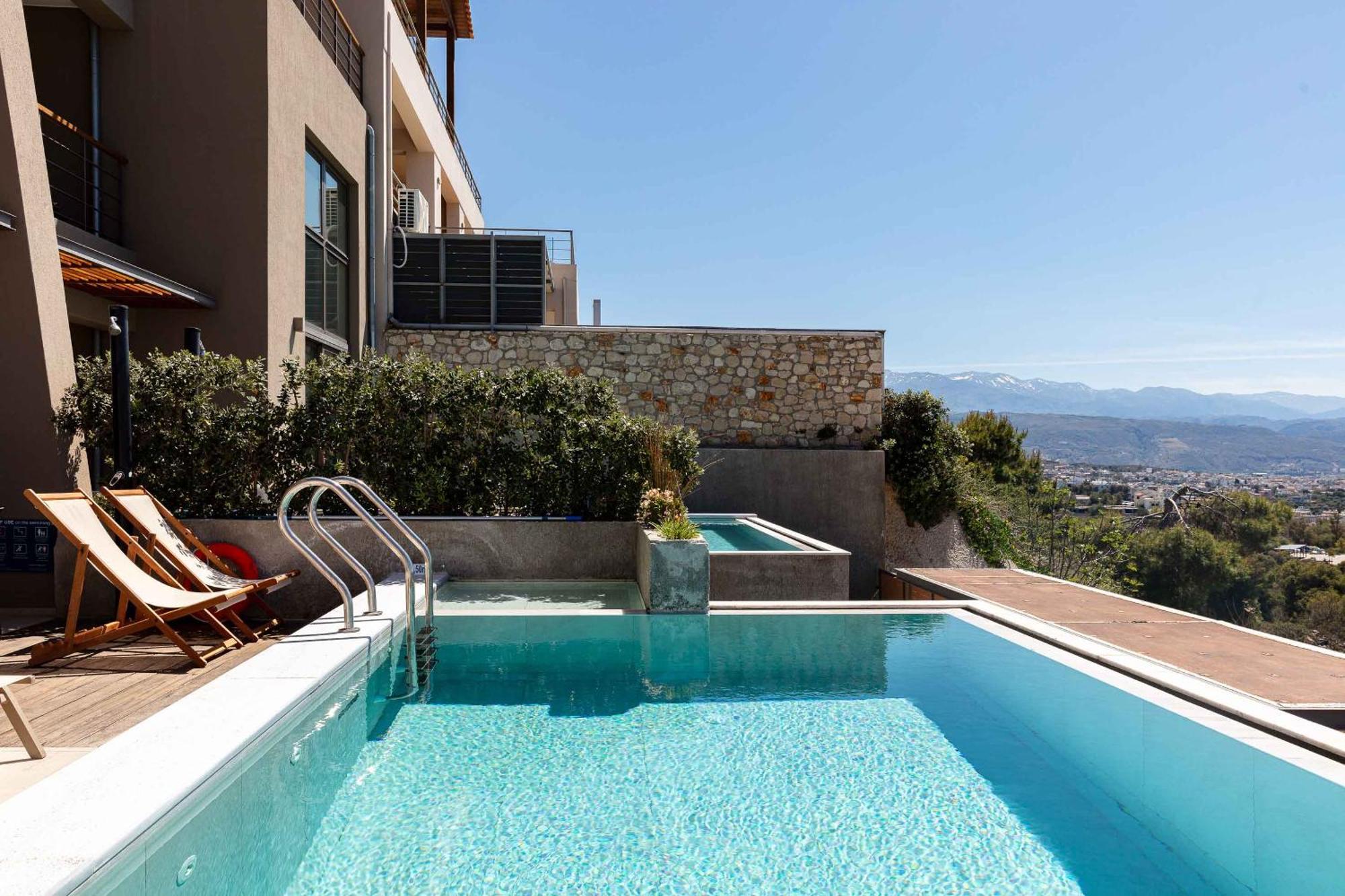 Omnia Luxury Villas - "Heated" Pools & Breathtaking Seaviews! Chania  Værelse billede